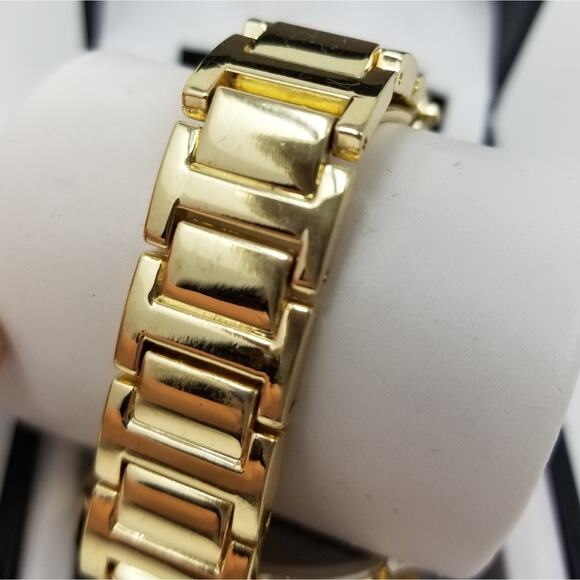 INC. International Concepts New in Box Jet Pearl Gold Bracelot Watch MSRP $59 - Picture 5 of 10